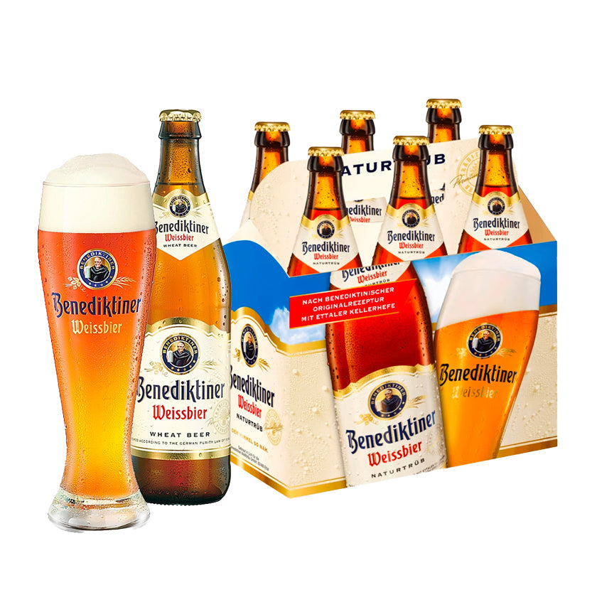 德國 Benediktiner Weissbier【樽裝半打】百帝皇修道院小麥啤 (白麥)-500ml