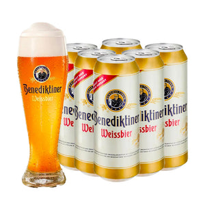 德國 Benediktiner Weissbier【罐裝半打】百帝皇修道院小麥啤 (白麥) - 500ml