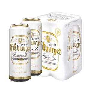 德國 Bitburger Premium Pils【罐裝半打】比特堡拉格啤酒-500ml