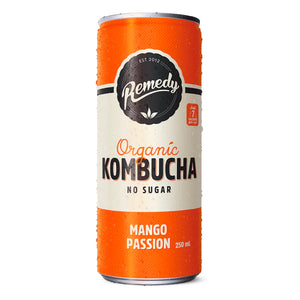 澳洲 Remedy【天然無糖碳酸飲料】康普茶 Kombucha 250ml x 24罐裝