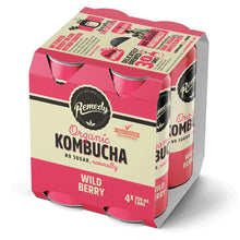 Load image into Gallery viewer, 澳洲 Remedy【天然無糖碳酸飲料】康普茶 Kombucha 250ml x 4罐裝
